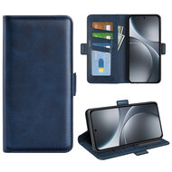 Oppo Find X9 Hoesje - MobyDefend Luxe Wallet Book Case (Sluiting Zijkant) - Blauw
