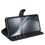 Oppo Find X9 Pro Hoesje - MobyDefend Kunstleren Wallet Book Case (Sluiting Voorkant) - Zwart