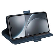Oppo Find X9 Pro Hoesje - MobyDefend Luxe Wallet Book Case (Sluiting Zijkant) - Blauw