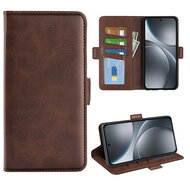 Oppo Find X9 Pro Hoesje - MobyDefend Luxe Wallet Book Case (Sluiting Zijkant) - Bruin