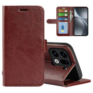 Oppo Find X9 Pro Hoesje - MobyDefend Wallet Book Case (Sluiting Achterkant) - Bruin