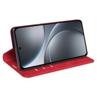 Oppo Find X9 Pro Hoesje - MobyDefend Luxe Wallet Bookcase (Magnetische Sluiting) - Rood