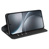 Oppo Find X9 Pro Hoesje - MobyDefend Luxe Wallet Bookcase (Magnetische Sluiting) - Zwart