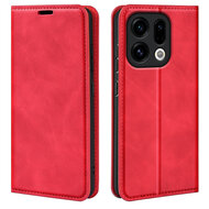 Oppo Find X9 Hoesje - MobyDefend Luxe Wallet Bookcase (Magnetische Sluiting) - Rood