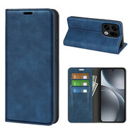 Oppo Find X9 Hoesje - MobyDefend Luxe Wallet Bookcase (Magnetische Sluiting) - Blauw