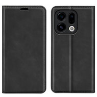 Oppo Find X9 Hoesje - MobyDefend Luxe Wallet Bookcase (Magnetische Sluiting) - Zwart
