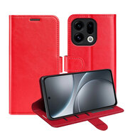Oppo Find X9 Hoesje - MobyDefend Wallet Book Case (Sluiting Achterkant) - Rood