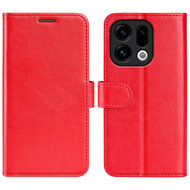 Oppo Find X9 Hoesje - MobyDefend Wallet Book Case (Sluiting Achterkant) - Rood