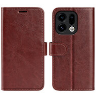 Oppo Find X9 Hoesje - MobyDefend Wallet Book Case (Sluiting Achterkant) - Bruin