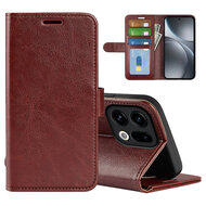 Oppo Find X9 Hoesje - MobyDefend Wallet Book Case (Sluiting Achterkant) - Bruin