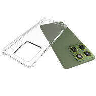 Motorola Edge 70 Hoesje - MobyDefend Transparante Shockproof TPU Backcover - Verstevigde Hoeken - Volledig Doorzichtig