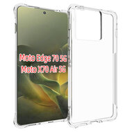 Motorola Edge 70 Hoesje - MobyDefend Transparante Shockproof TPU Backcover - Verstevigde Hoeken - Volledig Doorzichtig