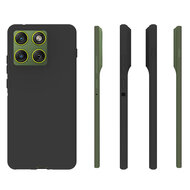 Motorola Edge 70 Hoesje - MobyDefend TPU Backcover - Mat Zwart