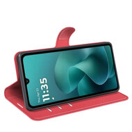 Motorola Moto G06 / Motorola Moto G06 Power Hoesje - MobyDefend Kunstleren Wallet Book Case (Sluiting Voorkant) - Rood