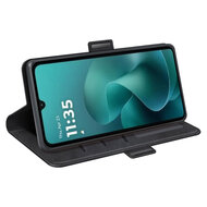 Motorola Moto G06 / Motorola Moto G06 Power Hoesje - MobyDefend Luxe Wallet Book Case (Sluiting Zijkant) - Zwart