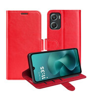 Motorola Moto G06 / Motorola Moto G06 Power Hoesje - MobyDefend Wallet Book Case (Sluiting Achterkant) - Rood