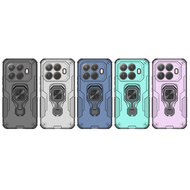 Xiaomi 15T Pro Hoesje - MobyDefend Dubbelgelaagde Pantsercase Met Standaard - Turquoise