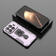 Xiaomi 15T Pro Hoesje - MobyDefend Dubbelgelaagde Pantsercase Met Standaard - Roze