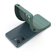 Motorola Moto G06 / Motorola Moto G06 Power Hoesje - MobyDefend TPU Gripcase - Groen