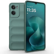 Motorola Moto G06 / Motorola Moto G06 Power Hoesje - MobyDefend TPU Gripcase - Groen