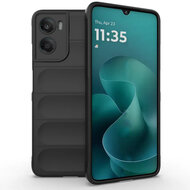 Motorola Moto G06 / Motorola Moto G06 Power Hoesje - MobyDefend TPU Gripcase - Zwart