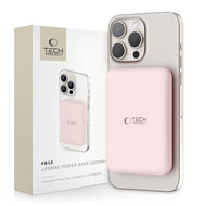 Tech-Protect MagSafe Powerbank - 5000mAh - Roze