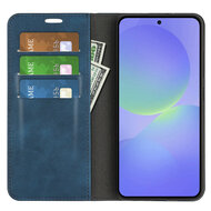 Samsung Galaxy A37 Hoesje - MobyDefend Luxe Wallet Bookcase (Magnetische Sluiting) - Blauw