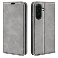 Samsung Galaxy A37 Hoesje - MobyDefend Luxe Wallet Bookcase (Magnetische Sluiting) - Grijs