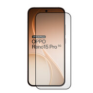 3-Pack Oppo Reno15 Pro Screenprotectors - MobyDefend Screensavers Met Zwarte Randen - Gehard Glas 