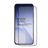 3-Pack Oppo Reno15 F / Oppo Reno15 FS Screenprotectors - MobyDefend Screensavers Met Zwarte Randen - Gehard Glas 
