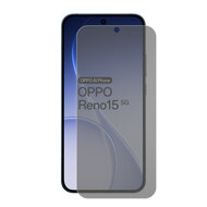 2-Pack MobyDefend Oppo Reno15 Screenprotectors - Matte Privacy Glass Screensavers