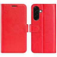 Samsung Galaxy A37 Hoesje - MobyDefend Wallet Book Case (Sluiting Achterkant) - Rood