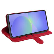 Samsung Galaxy A37 Hoesje - MobyDefend Wallet Book Case (Sluiting Achterkant) - Rood