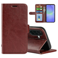 Samsung Galaxy A37 Hoesje - MobyDefend Wallet Book Case (Sluiting Achterkant) - Bruin