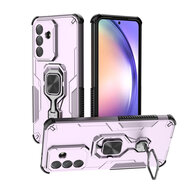 Samsung Galaxy A37 Hoesje - MobyDefend Dubbelgelaagde Pantsercase Met Standaard - Roze