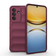 Samsung Galaxy A57 Hoesje - MobyDefend TPU Gripcase - Donkerpaars