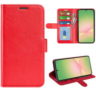 Samsung Galaxy A57 Hoesje - MobyDefend Wallet Book Case (Sluiting Achterkant) - Rood
