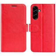 Samsung Galaxy A57 Hoesje - MobyDefend Wallet Book Case (Sluiting Achterkant) - Rood