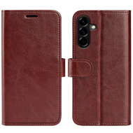 Samsung Galaxy A57 Hoesje - MobyDefend Wallet Book Case (Sluiting Achterkant) - Bruin