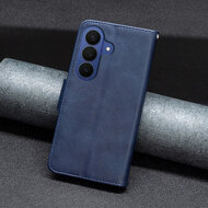 Samsung Galaxy A57 Hoesje - MobyDefend Wallet Book Case Met Koord - Blauw