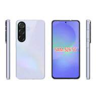 Samsung Galaxy S26 Hoesje - MobyDefend Transparante TPU Backcover - Volledig Doorzichtig