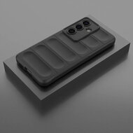 Samsung Galaxy S26 Hoesje - MobyDefend TPU Gripcase - Zwart