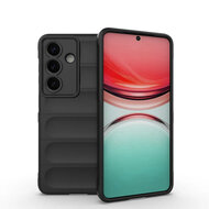 Samsung Galaxy S26 Hoesje - MobyDefend TPU Gripcase - Zwart
