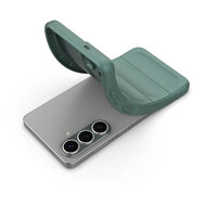Samsung Galaxy S26 Hoesje - MobyDefend TPU Gripcase - Groen