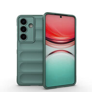 Samsung Galaxy S26 Hoesje - MobyDefend TPU Gripcase - Groen