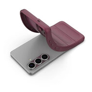 Samsung Galaxy S26 Hoesje - MobyDefend TPU Gripcase - Donkerpaars