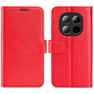 Xiaomi Redmi Note 15 5G Hoesje - MobyDefend Wallet Book Case (Sluiting Achterkant) - Rood