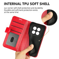 Xiaomi Redmi Note 15 5G Hoesje - MobyDefend Wallet Book Case (Sluiting Achterkant) - Rood