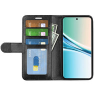 Xiaomi Redmi Note 15 5G Hoesje - MobyDefend Wallet Book Case (Sluiting Achterkant) - Zwart