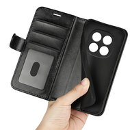 Xiaomi Redmi Note 15 5G Hoesje - MobyDefend Wallet Book Case (Sluiting Achterkant) - Zwart